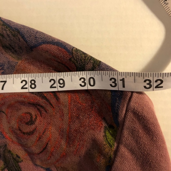 Womens Autumn Loose Fitting Printed Floral Patchwork Hooded Cotton Dress - Picture 11 of 16